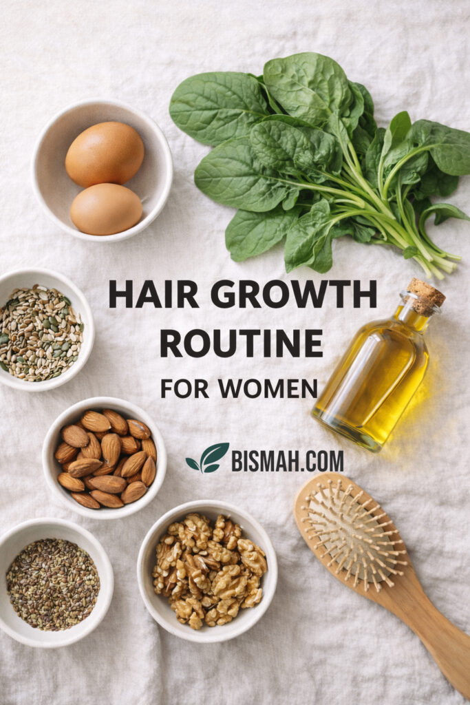Hair Growth Routine for Women for Strong Hair